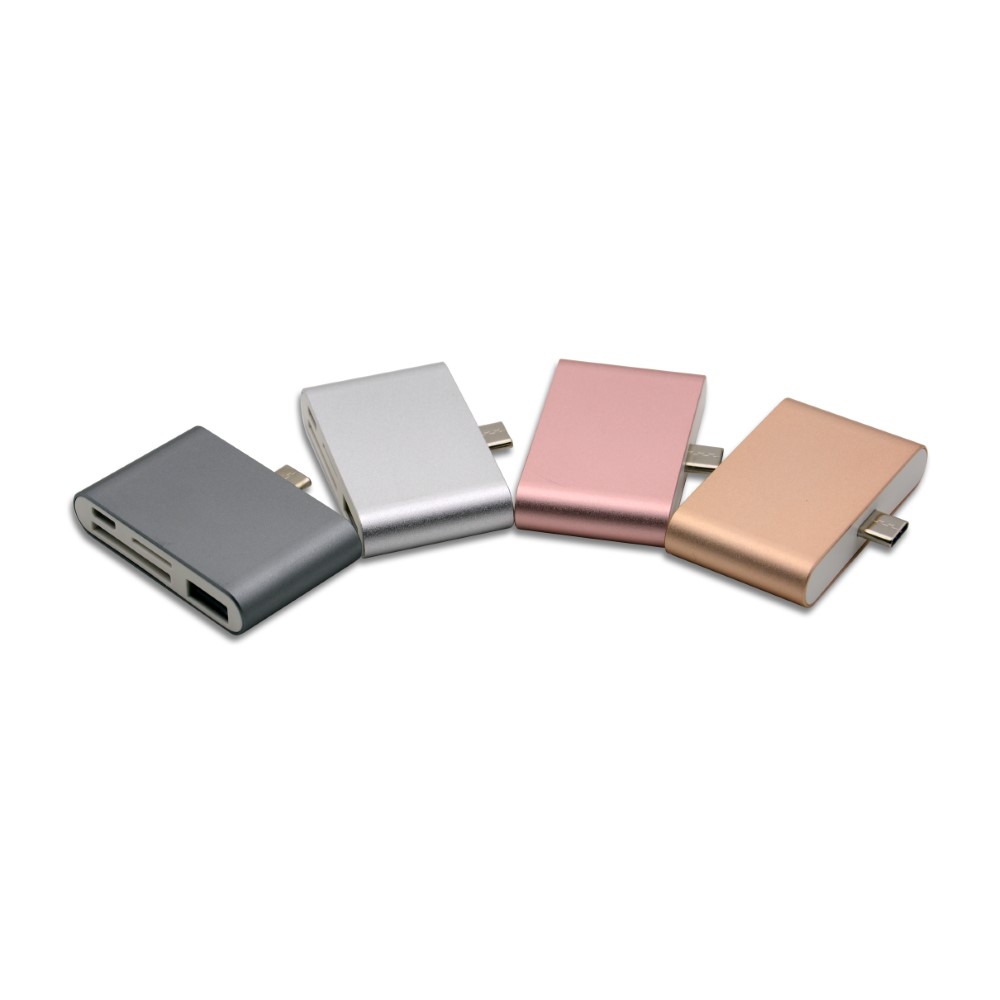 Type-C HUB with Card Reader(SD+MicroSD)